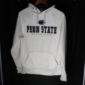 Colosseum Nittany Lions Penn State White Pullover Hoodie - Size S